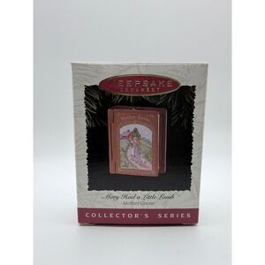 Vintage Hallmark Keepsake Ornament Mary Had A Little Lamb Mother‎ Goose 1996